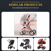 Poussette Bébé 2025 Nouvelle Légère Pliable Système de Voyage Haut de Gamme Landau Double Sens Absorption des Chocs 0-6 Mois