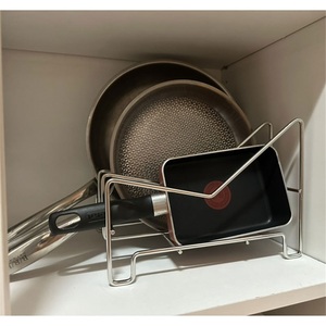 Stainless Steel Double Tier Waterproof Towel <b>Rack</b> Standing Kitchen Storage Holder with Modern Design - Product Image 3