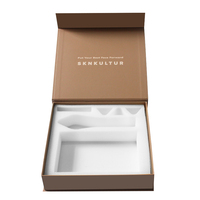 Boîtes de fermeture magnétiques imprimées personnalisées de luxe à la mode coffret cadeau cosmétique boîte vide d'emballage pour ensembles de soins de la peau