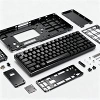Plaque de clavier personnalisée en acier inoxydable, aluminium, laiton, bronze, cuivre, pièces usinées CNC, certification ISO9001, anodisée/peinte par poudrage