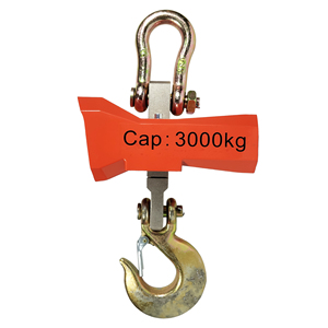 Balance suspendue industrielle OCS 3 tonnes à télécommande, balance numérique portable pour grue 3000 kg - Product Image 2