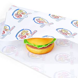 ZJPACK Custom Kraft Fast Food <b>Burger</b> Sandwich Printed Greaseproof Packaging <b>Paper</b> for <b>Wrapping</b> Food - Product Image 3