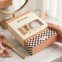Boîte d'expédition de luxe pour produits cosmétiques, impression personnalisée, emballage cadeau pour la vente au détail, boîte pour marque de soins de la peau, usage commercial