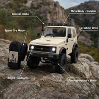Jouets RC pour adultes, SUV compact tout-terrain vintage en alliage, télécommandé 4x4, étanche, pour intérieur/extérieur, qualité hobby, cadeau, EN71 CE