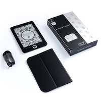 Layar E-Ink Hitam 6 Inci, Penyimpanan 32GB, Pembaca Buku Elektronik, Layar Sentuh, E-reader dengan Kartu TF Maks 128G