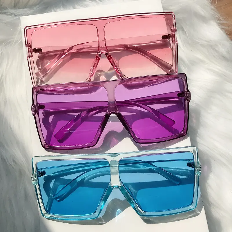 2023 nouvelles lunettes de soleil carrées couleur bonbon gelée couleur petit cadre lunettes de soleil femmes mode personnalité lunettes de soleil