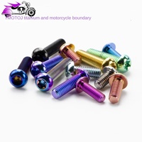 Vis en titane TMJ M5x10/12/15/20/25mm ISO7380 à tête bouton Torx pour moto, voiture, aéromodélisme, rénovation