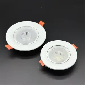 Fuente de fábrica Creative 3W 5w 9w Nuevo diseño Tipo redondo Led Empotrable Downlight Focos LED ajustables
