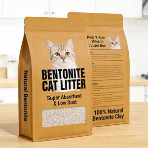 <span class=keywords><strong>Litière</strong></span> pour chat en poudre <span class=keywords><strong>de</strong></span> bentonite <span class=keywords><strong>de</strong></span> qualité supérieure, marque Hongyu, fabriquée directement par l'usine professionnelle du Zhejiang, faible teneur en poussière, anti-odeur, agglomération rapide et ferme. | - Product Image 1