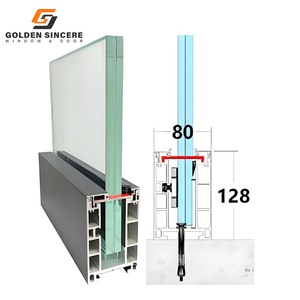 Clôture extérieure en verre de pont d'alliage d'aluminium de GS avec la conception moderne - Product Image 1