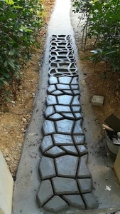 Renfa-Molde de pavimentación de hormigón y piedra de ladrillo de plástico, molde decorativo para pavimento de jardín, bricolaje - Product Image 5