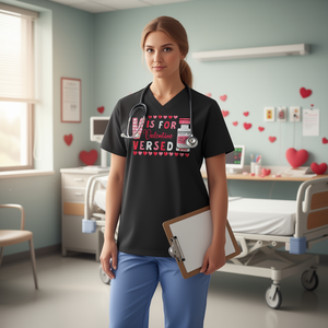 Valentines Nurse V Is For Versed T-Shirt Cadeau pour étudiant en soins infirmiers RN - Product Image 3