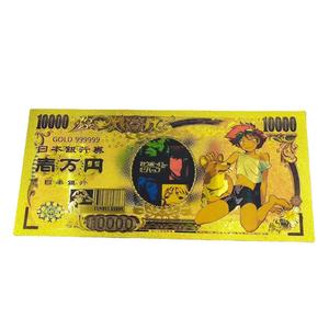 Billet de banque commémoratif <span class=keywords><strong>Cowboy</strong></span> <span class=keywords><strong>Bebop</strong></span> en feuille d'or, pièce en plastique, cadeau Western spatial pour collectionneurs et fans d'<span class=keywords><strong>anime</strong></span> - Product Image 5