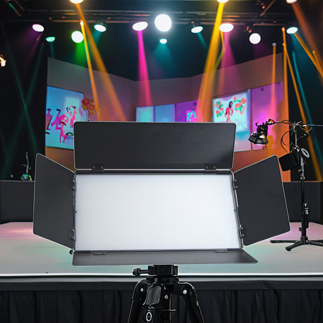 LED 250W CRI>95 600pcs 5050 RGB Soft Video Light Photography Dimmable Profile Spotlights 8-Channel Stage Lighting