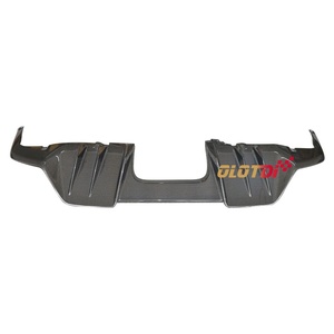 AG JDM Style Carbon Fiber Rear Diffuser Bumper Lip Fins Spoiler <b>Splitter</b> for Honda Civic 11th FL5 Type R 2022-2023 - Product Image 5