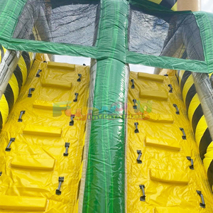 Mega castillo inflable para niños con tobogán, pista de obstáculos inflable peligrosa y tóxica para adultos. - Product Image 4