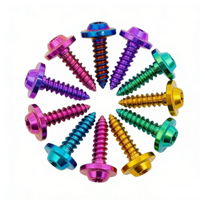 Tornillos Autorroscantes de Titanio M5 GR5 con Recubrimiento de Zinc, Rosca Fina, Cabeza Hexagonal Métrica, para Equipos de Motocicleta - Product Image 3
