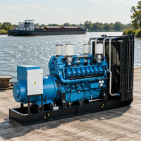 Genset Diesel Industri Weichai 100-1000KW Tipe Terbuka 3 Fasa