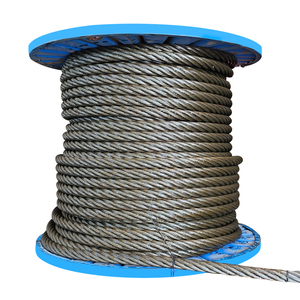 Câble en acier résistant à l'écrasement non galvanisé Câble en acier à haute résistance 20mm 24mm Câble en acier - Product Image 2