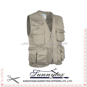 Chaleco de Trabajo <span class=keywords><strong>Safari</strong></span> para Hombre, Diseño de Pesca y Caza, Color Azul Marino, Personalizable - Product Image 3