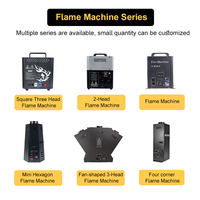 Machine à Effets Scéniques DMX Lance-Flammes et Projecteur Métallique 2-3m Hauteur de Jet 200W pour Utilisation Extérieure/Intérieure Scène Théâtre DJ