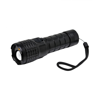 Lampe <span class=keywords><strong>torche</strong></span> LED rechargeable par USB étanche pour l'extérieur avec zoom, pointeur laser <span class=keywords><strong>rouge</strong></span>, lumière vive, <span class=keywords><strong>torche</strong></span> multifonctionnelle à <span class=keywords><strong>main</strong></span> - Product Image 1