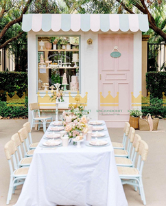 Chaise en rotin faite à la main par un fabricant professionnel pour les fêtes d'anniversaire, chaise en osier pour tout-petits, mobilier enfant naturel, exportation - Product Image 3
