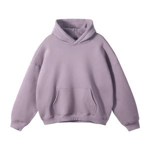 Sweat-shirt à capuche oversize en coton 100% de style streetwear américain, impression en relief de haute qualité, sweat-shirts pour hommes - Product Image 1