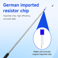 Transmisor de sensor de temperatura de platino PT1000 seleccionable para aplicaciones industriales y de laboratorio Sensor PT100