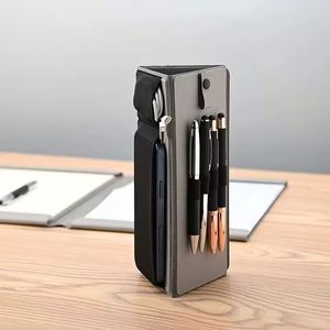 A4 PU Leather Writing Board <b>Folder</b> Multi Functional Organizer Portfolio With Business Card Pocket Pen Holder Office - Product Image 4