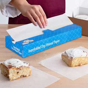 Printed Greaseproof Paper Custom Logo Waterproof Greaseproof Interfolded Deli <b>Wrap</b> <b>Wax</b> Paper for Food - Product Image 6