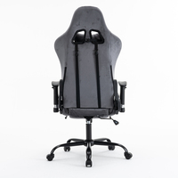 Style moderne de haute qualité 180 degrés inclinable velours velours réglable haut-dos course Gamer maison bureau ordinateur chaise de jeu