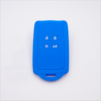 Keyyou — coque de clé de voiture en caoutchouc, en Silicone et à 4 boutons, pour Renault KOLEOS korjar ackana 2017, samsung QM5