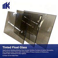 Verre flotté bronze Euro de 3 mm à 12 mm, verre teinté pour fenêtres de maison, verre flotté teinté en bronze, gris, vert, bleu, noir, couleur personnalisée