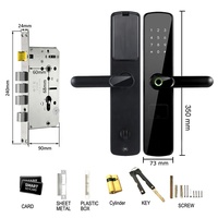 Serrure de porte de sécurité intelligente pour bureau mot de passe électronique 6068 mortaise hôtel appartement code ttlock serrures intelligentes