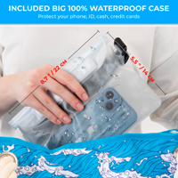 Sac de plage imperméable et résistant au sable, grande capacité, pliable, pour femmes