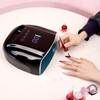 Lampe à Ongles Professionnelle Rechargeable 96W UV LED Technologie de Séchage Manucure Puissante pour Gel UV