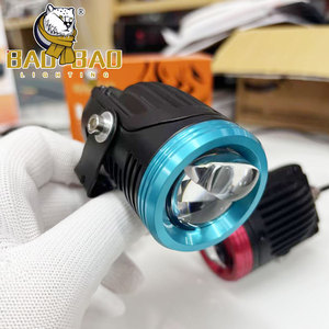 Baobao 46 watts động cơ LED Phụ trợ Mini lái xe hệ thống chiếu sáng xe máy Đèn phía trước đèn sương mù cho xe cho xe đạp màu trắng vàng - Product Image 3
