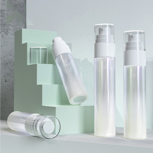 Botella de Spray de Plástico Transparente con Degradado Redondo de 40ml 50ml 60ml, para Agua de Rosas, Perfume, Tónico Facial, Hidratante - Product Image 1