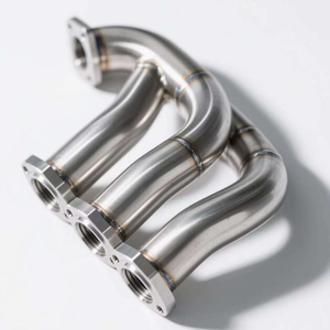 Pièces de collecteur d'échappement turbo en acier inoxydable automobile OEM personnalisées en Chine, pièces moulées au sable - Product Image 2