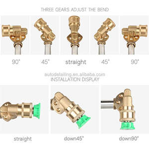<span class=keywords><strong>Lance</strong></span> <span class=keywords><strong>de</strong></span> baguette d'extension <span class=keywords><strong>de</strong></span> <span class=keywords><strong>nettoyeur</strong></span> <span class=keywords><strong>haute</strong></span> <span class=keywords><strong>pression</strong></span> SS 40CM avec coupleur d'adaptateur <span class=keywords><strong>de</strong></span> pivot à connexion rapide 180 degrés 5 Angles lave-auto - Product Image 4