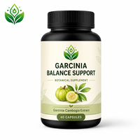 Cápsulas de Suplemento Dietético Herbal de Garcinia Cambogia, 60 Unidades, 6 en 1, Marca Privada OEM ODM, Empaque Personalizado, Suministro al por Mayor B2B
