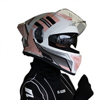 Casque de moto intégral homologué DOT en ABS avec double visière, prix d'usine, sécurité professionnelle pour la course, pour hommes et femmes adultes, vente en gros