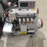 Machine à coudre industrielle surjeteuse Siruba 988 d'occasion, 4 fils, entraînement par entraîneur, blanche, 250W, 6000 tr/min, Prix