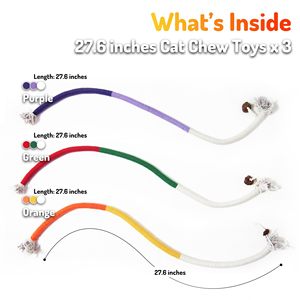 Juguete <span class=keywords><strong>de</strong></span> Cuerda <span class=keywords><strong>de</strong></span> Sisal para <span class=keywords><strong>Gatos</strong></span>, Juguete para Limpiar los Dientes <span class=keywords><strong>de</strong></span> Gatitos, Resistente a Mordeduras, Interactivo, con Catnip, para Todas las <span class=keywords><strong>Razas</strong></span> - Product Image 6