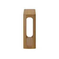 Table console en bois massif de chêne naturel de 46,5 pouces