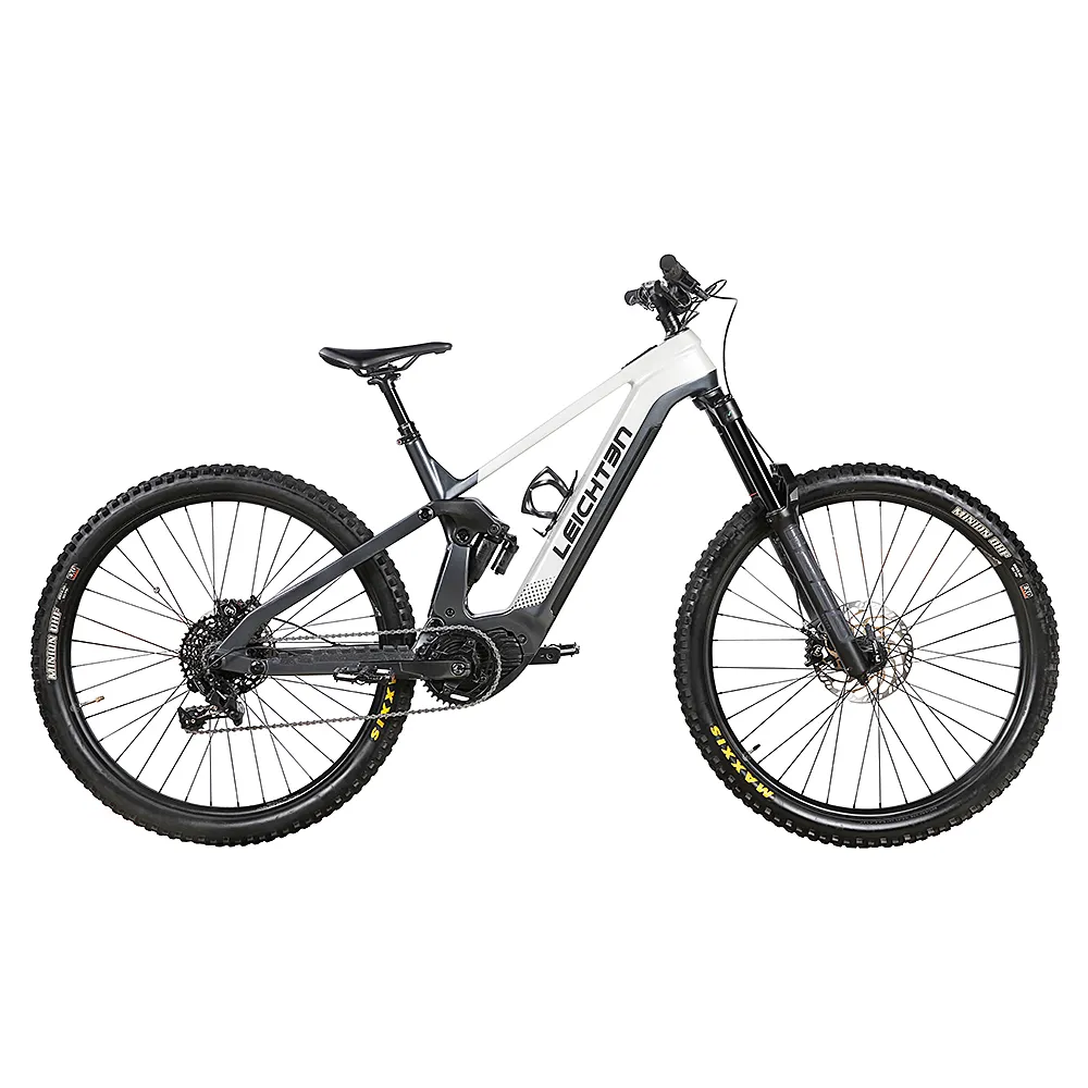 EMTB 29-Inch Electric Bicycle with 250W MID Motor Full Suspension 11-Speed and Carbon Frame ebike