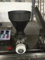 Offre Spéciale ligne de production semi-automatique pour gâteau de haricot mungo Taro remplissage de gâteau pain frit avec machine à pain friteuse