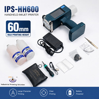 Imprimante jet d'encre grand format chinoise 60 mm, pistolet d'impression jet d'encre portable 48 mm 50,8 mm pour date d'expiration IPS-HH600