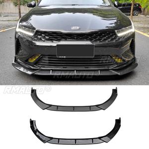Para Kia K5 2020-2024, Kit de carrocería con difusor y divisor de labio para parachoques delantero, negro brillante, pieza de modificación y protector de parachoques - Product Image 2